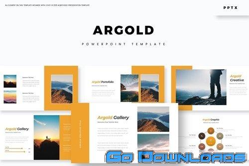 Argold Powerpoint Keynote and Google Slides Templates Free Download