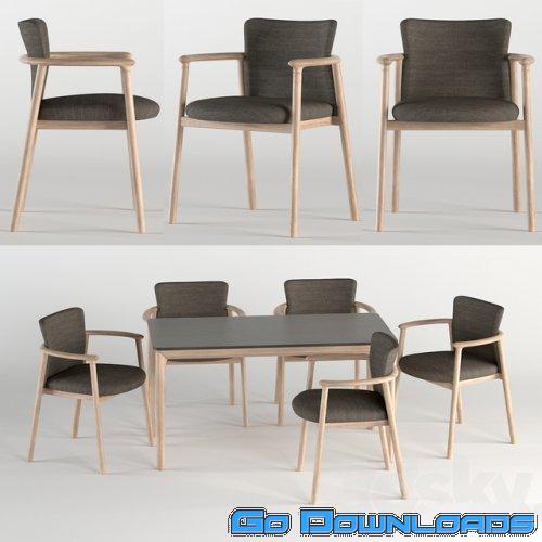 Bellevue Table & Lord Chair by Very Wood Free Download