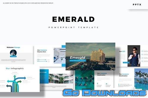 Emerald Powerpoint Keynote and Google Slides Templates Free Download