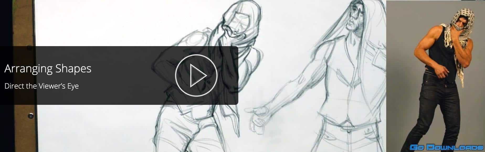 How to Use Rhythm & Gesture in Costumed Figure Drawing with Bill Perkins