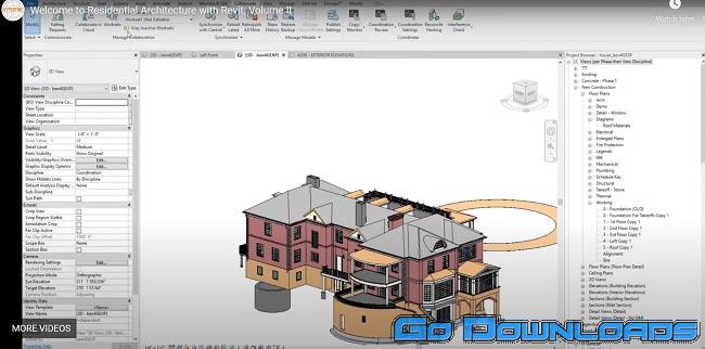 Hyperfine Architecture Residential Architecture with Revit Volume II Free Download