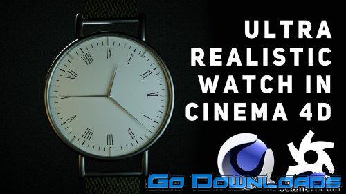 Modelling Texturing and Lighting a VERY EASY and REALISTIC Watch in Cinema 4D and Octane Free Download