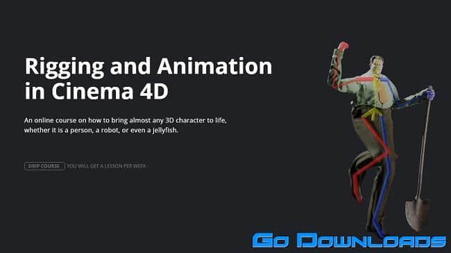 Motion Design School Rigging and Animation in Cinema 4D Free Download