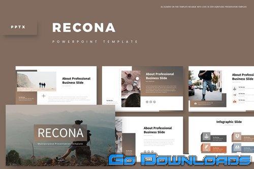 Recona Powerpoint Keynote and Google Slides Templates Free Download