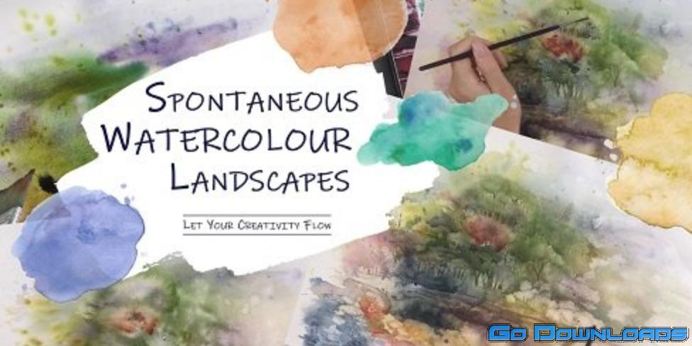 Spontaneous Watercolour Landscapes | Let Your Creativity Flow