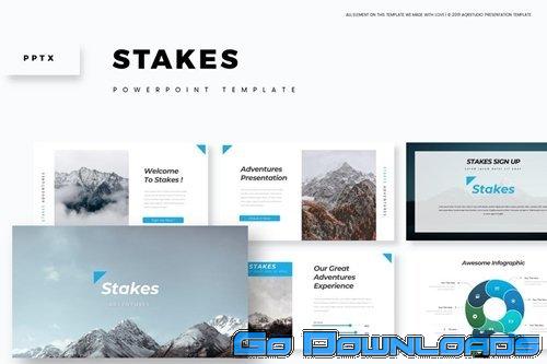 Stakes Powerpoint Keynote and Google Slides Templates Free Download