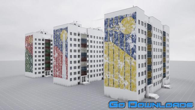 Unreal Engine 4 Marketplace PostSoviet City Pack Free Download