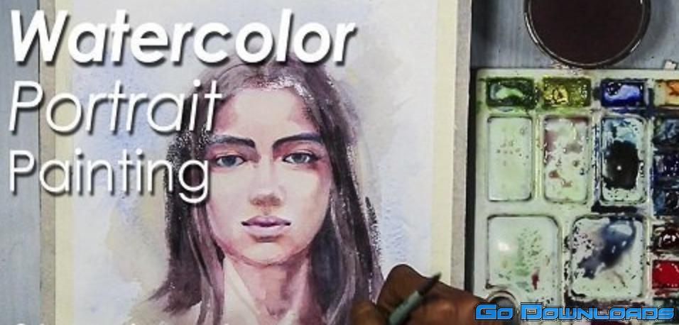 Watercolor Portrait Painting | How to Paint A Girl Face, Skin tones, Hair step by step