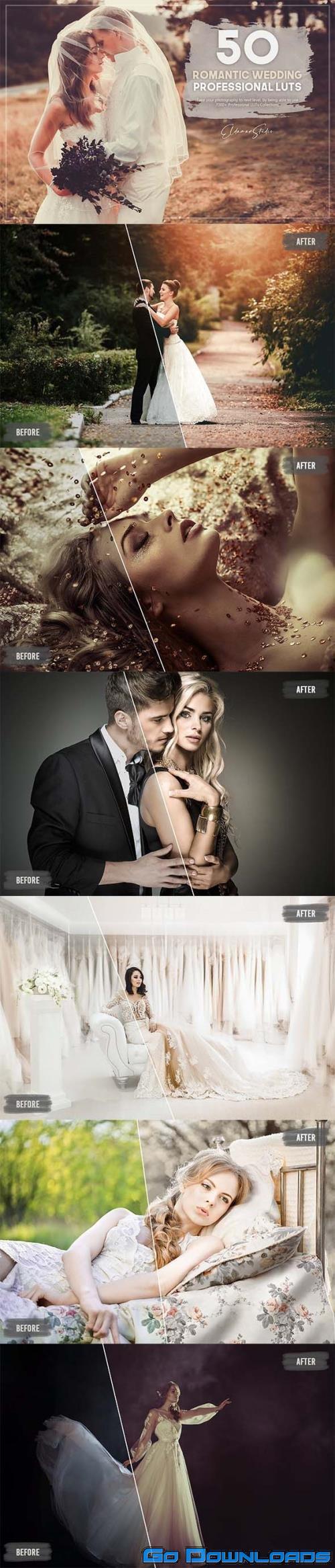 50 Romantic Wedding LUTs Pack Free Download