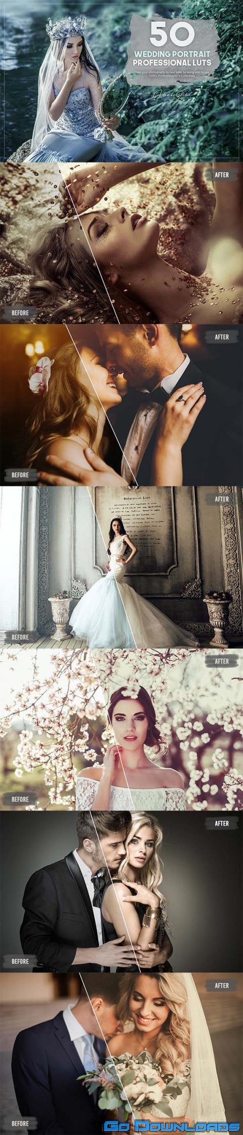 50 Wedding Portrait LUTs Pack Free Download