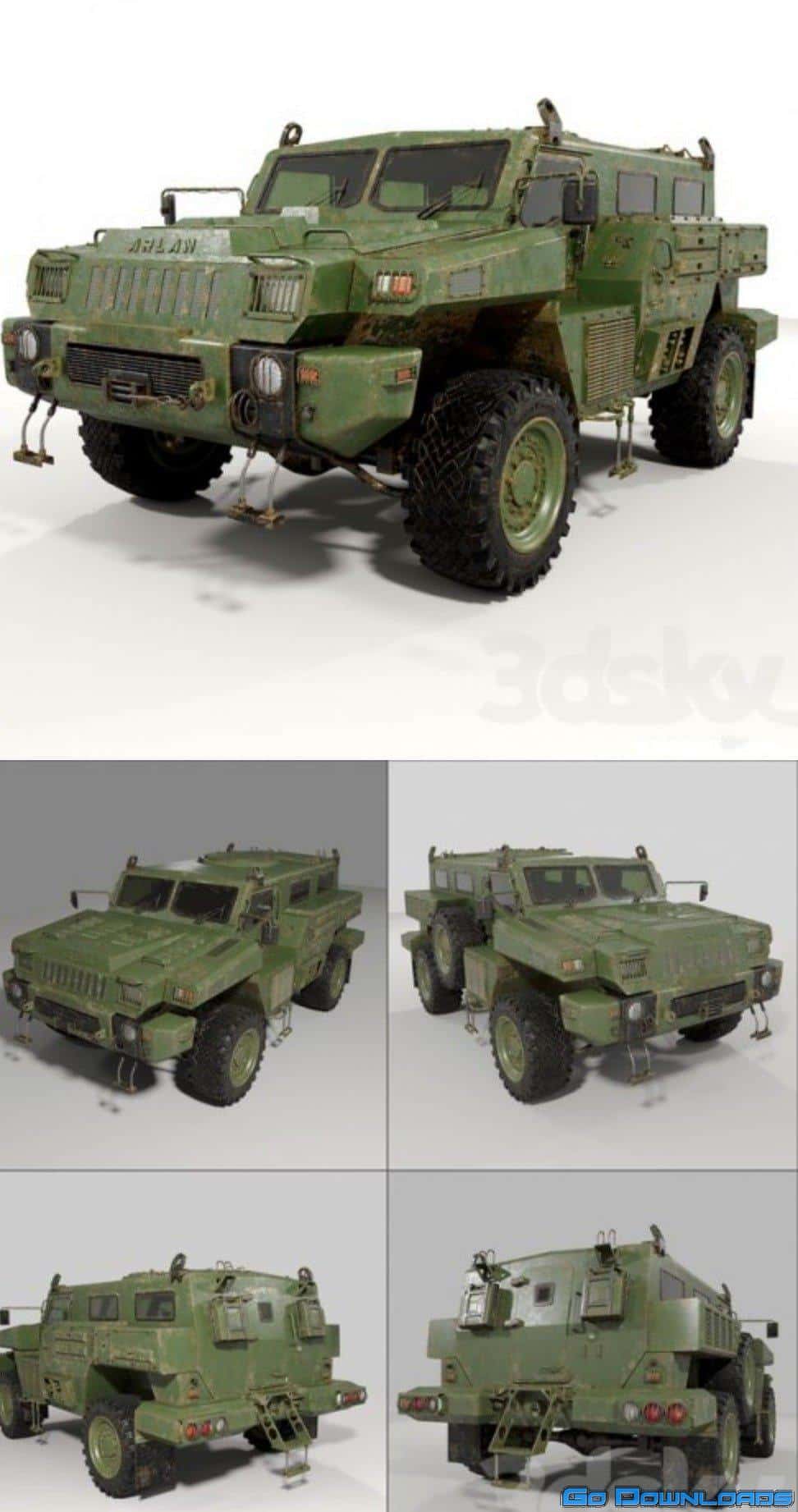 Armored car “Marauder” Free Download