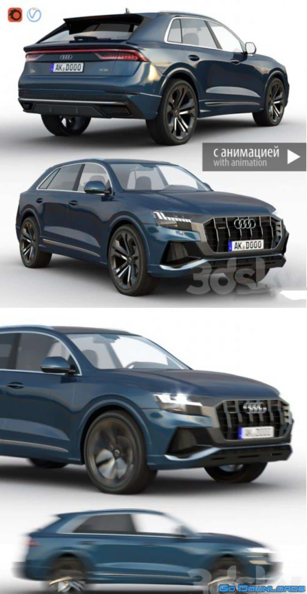 Audi Q8 2019 Free Download