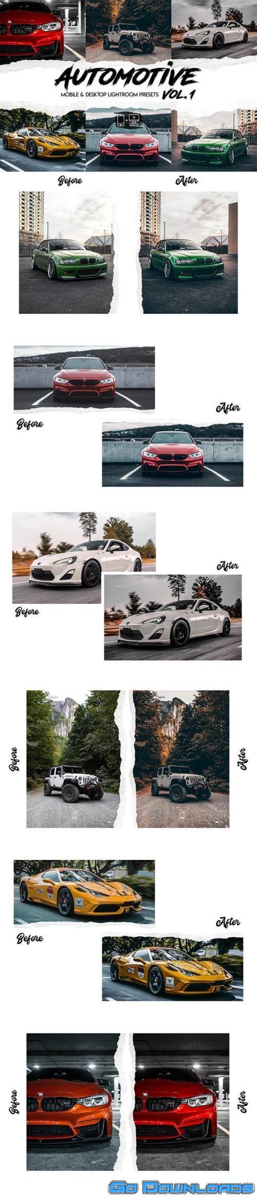 Automotive Vol. 1 15 Premium Lightroom Presets Free Download