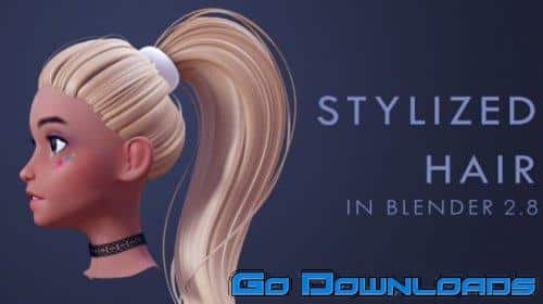 CGCookie Modeling Stylized Hair in Blender Free Download