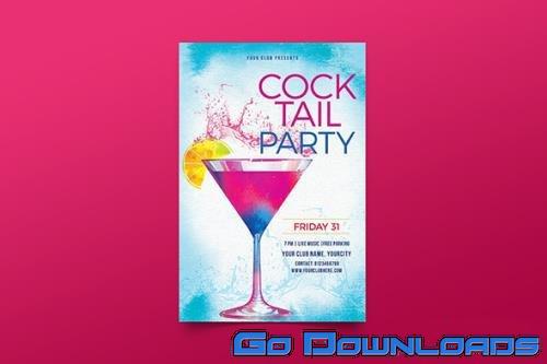 Cocktail Party Flyer Free Download