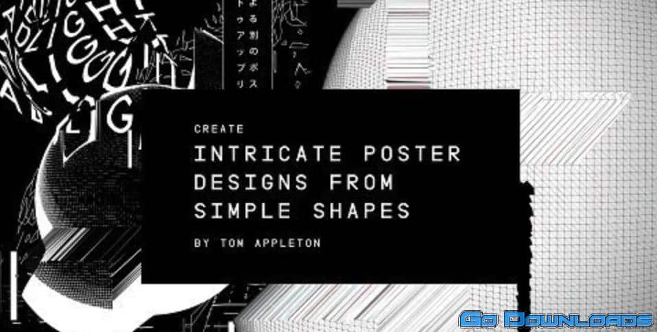 Create Intricate Poster Designs from Simple Shapes