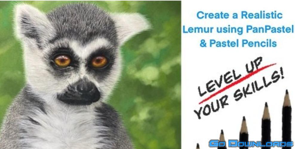 Creating Realistic Wildlife with PanPastel and Pastel Pencils – Lemur