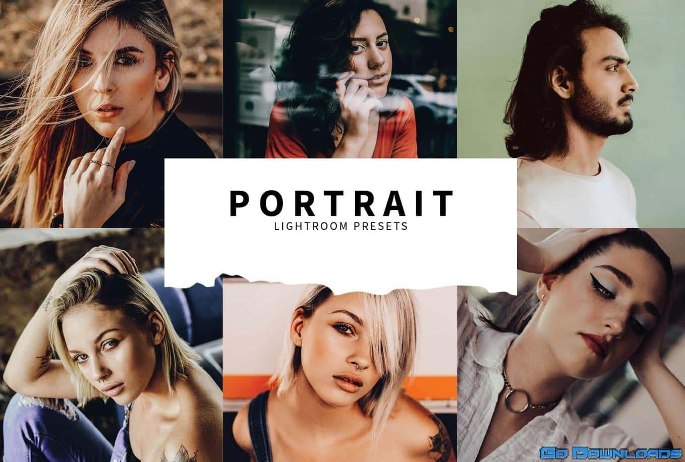 CreativeMarket 10 Portrait Lightroom Presets 5748485 Free Download