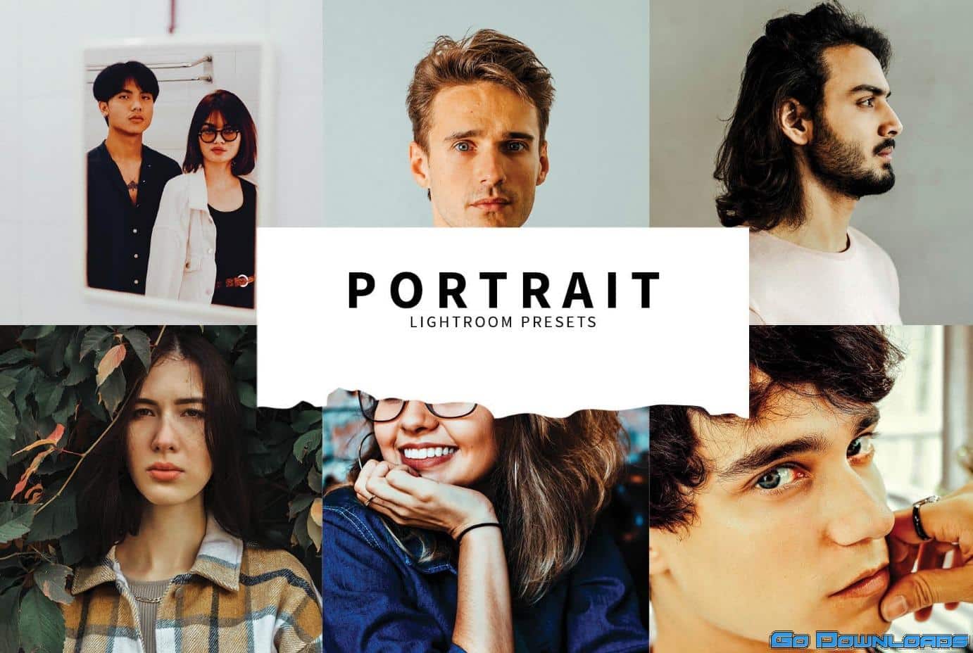 CreativeMarket 10 Portrait Lightroom Presets 5836902 Free Download