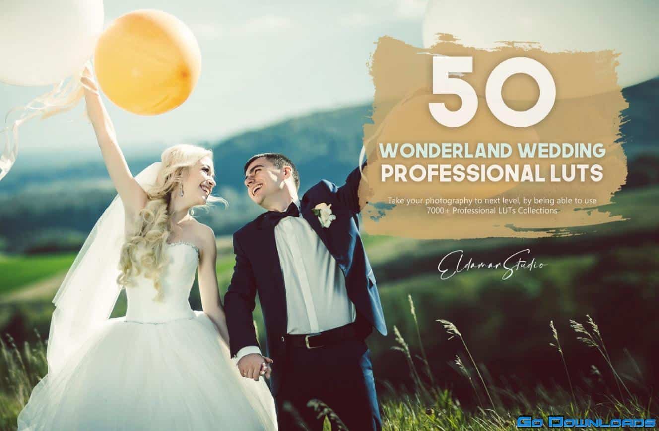 CreativeMarket 50 Wonderland Wedding LUTs Pack 5754967 Free Download