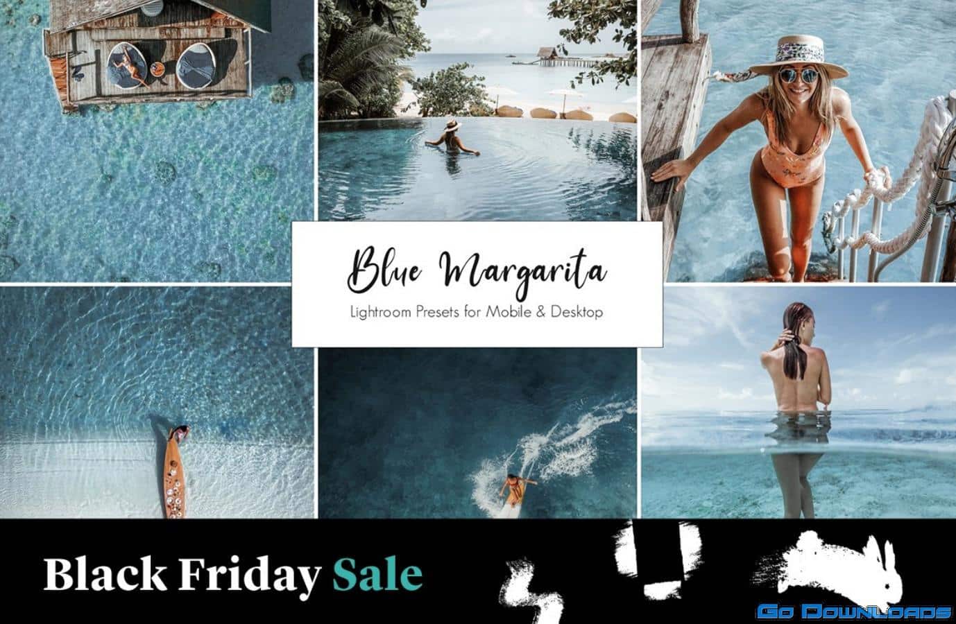 CreativeMarket Blue Margarita Lightroom Presets 5421116 Free Download