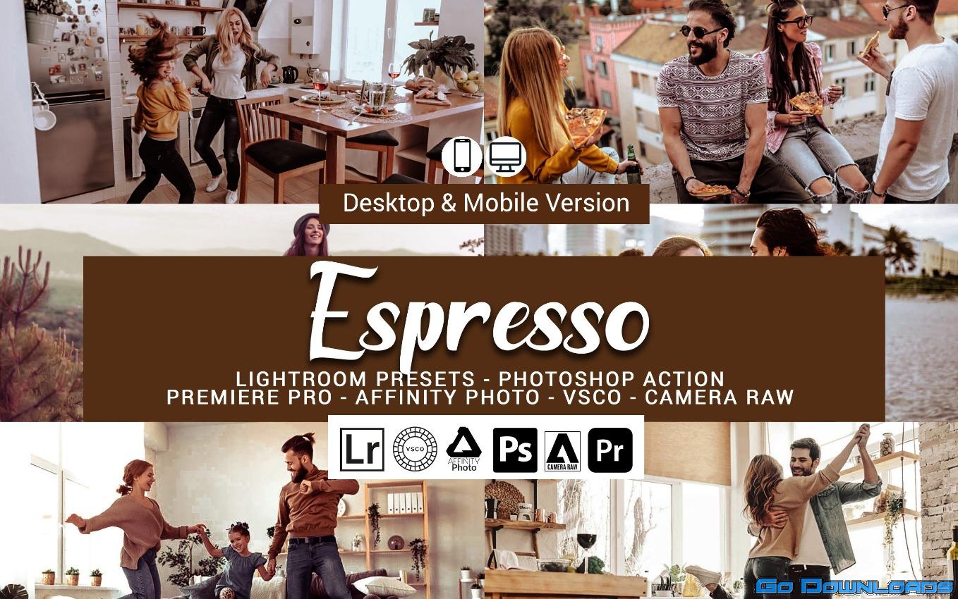 CreativeMarket Espresso Presets Photoshop actions 5689572 Free Download