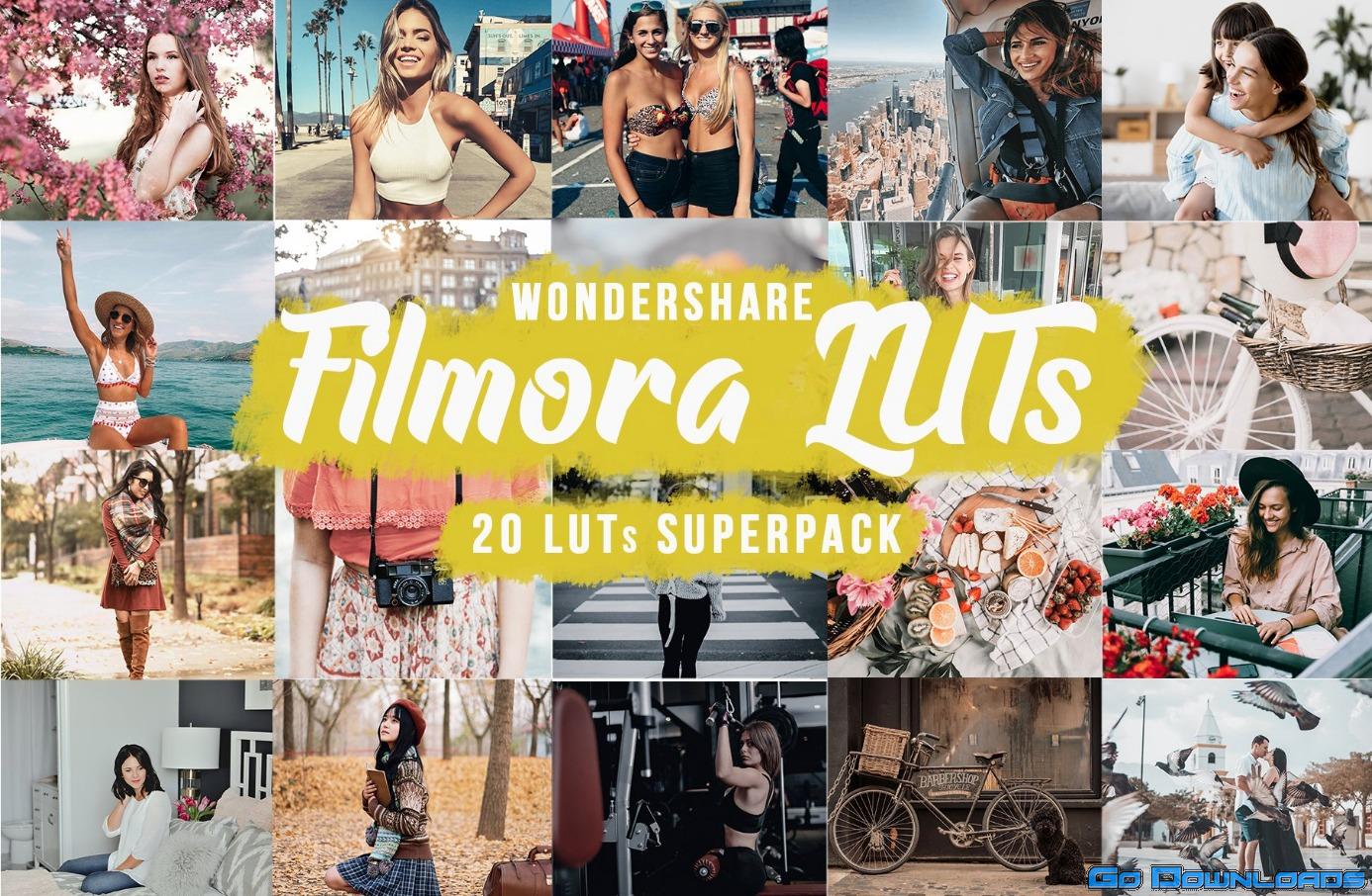 CreativeMarket Filmora LUTs SuperPack 20 LUTs 5752559 Free Download