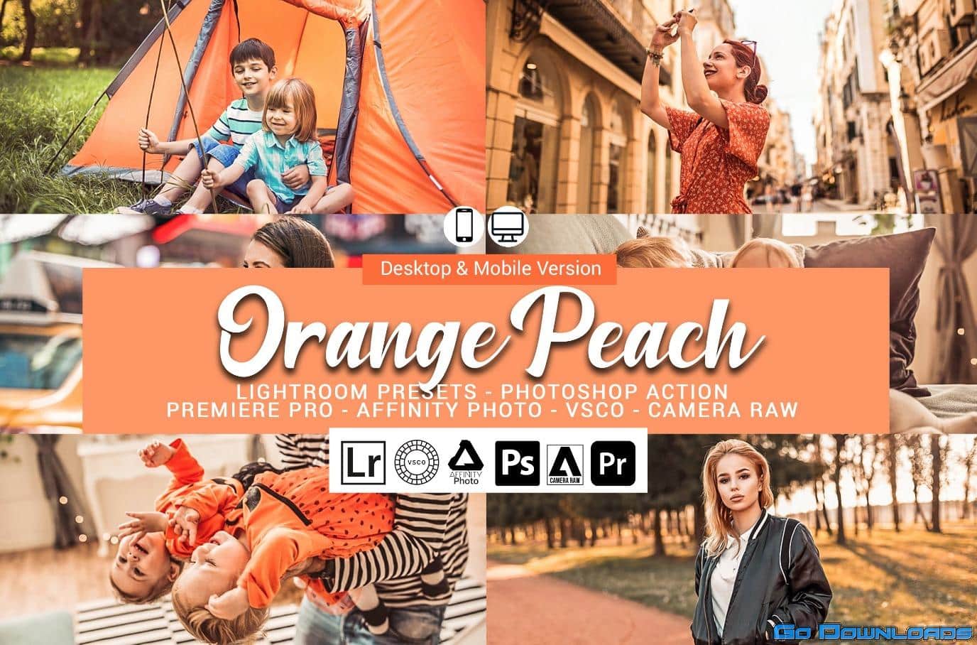 CreativeMarket Orange Peach Presets 5698213 Free Download