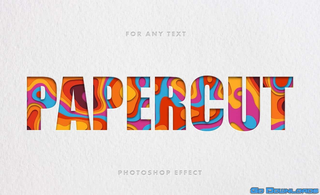 CreativeMarket Papercut Text Effect 5857189 Free Download