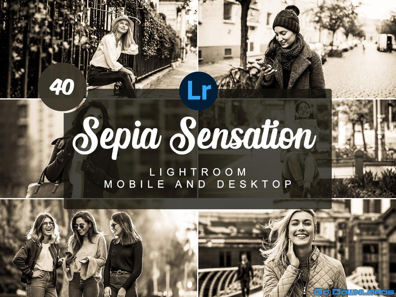 CreativeMarket Sepia Sensation Mobile PRESETS 5736435 Free Download