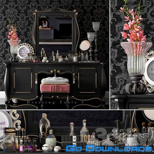 DRESSING TABLE 3 3d Model Free Download