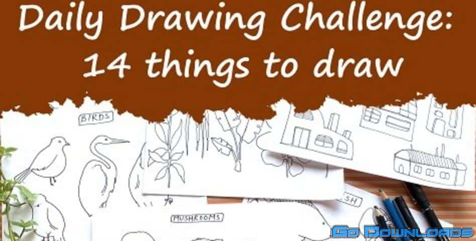 Daily Drawing Challenge: 14 things to draw