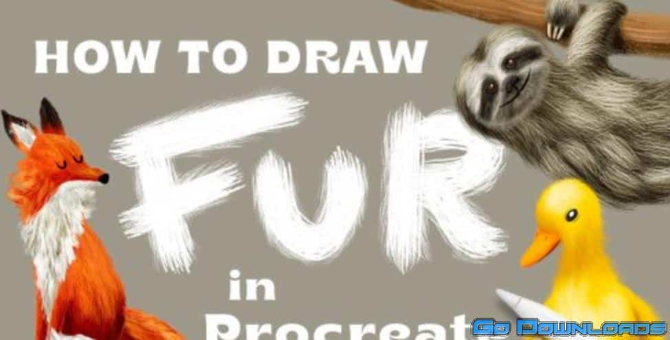 How to Draw Fur in Procreate with Custom and Built-In Brushes Free Download