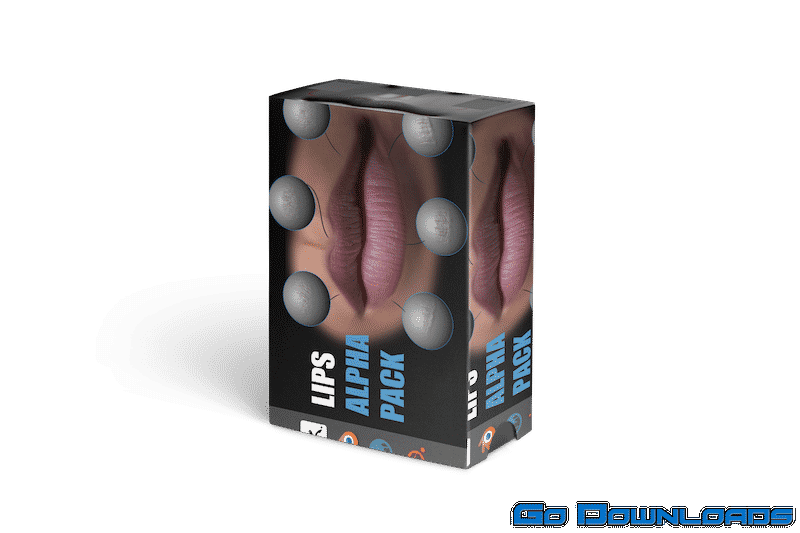 Artstation – Lips Detail Alpha Pack (zbrush, blender, 3dcoat, substance)