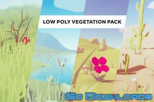 Low Poly Vegetation Pack Free Download