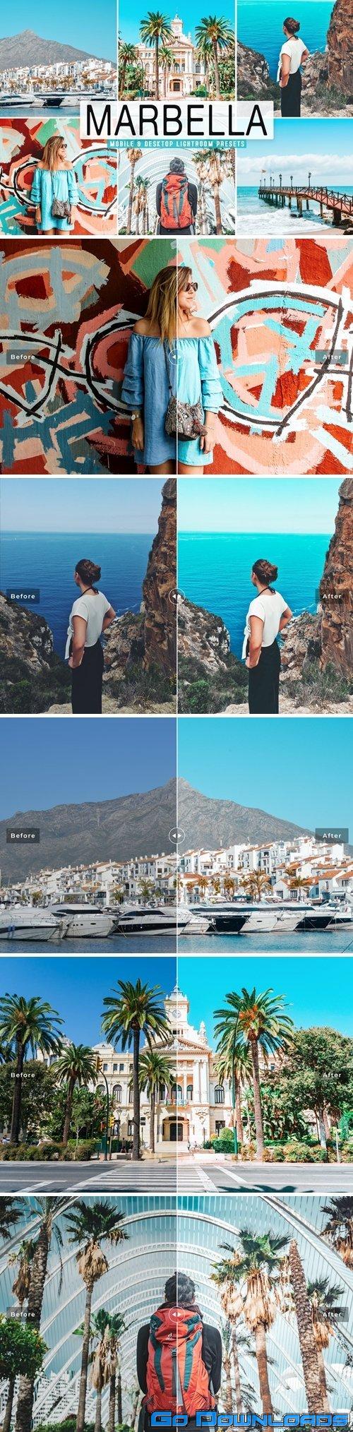 Marbella Mobile & Desktop Lightroom Presets Free Download