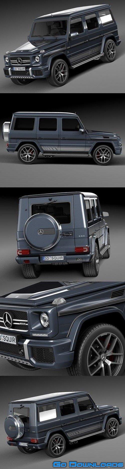 Mercedes-Benz G63 AMG 2016 3D Model Free Download