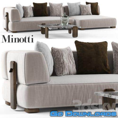 Minotti Florida sofa 2 Free Download