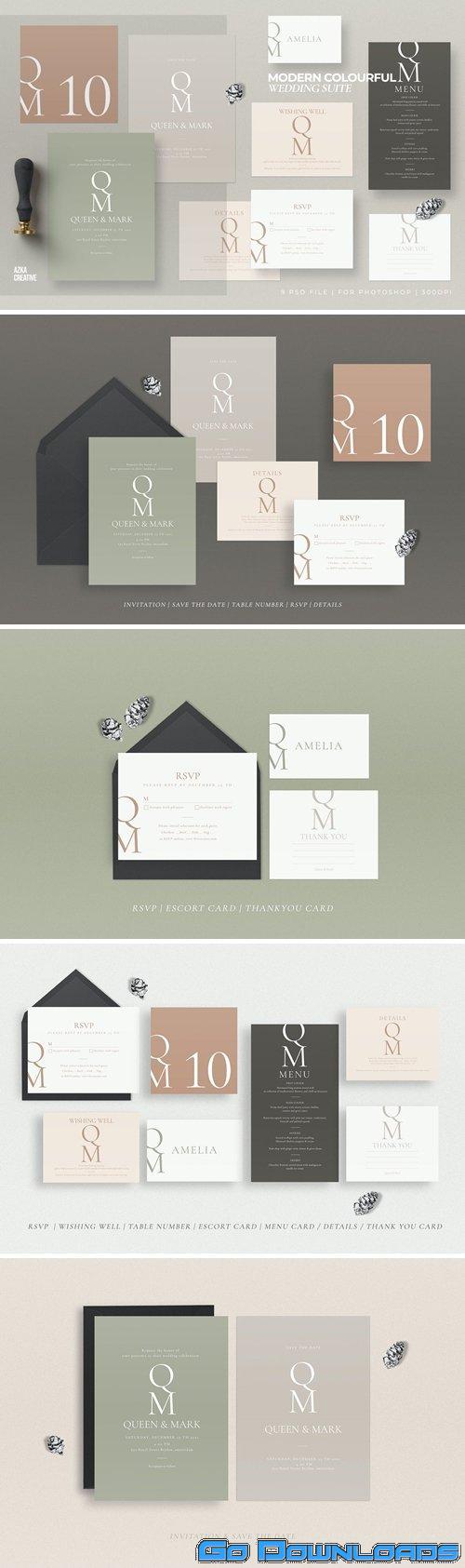 Modern Colourful Wedding Suite Free Download