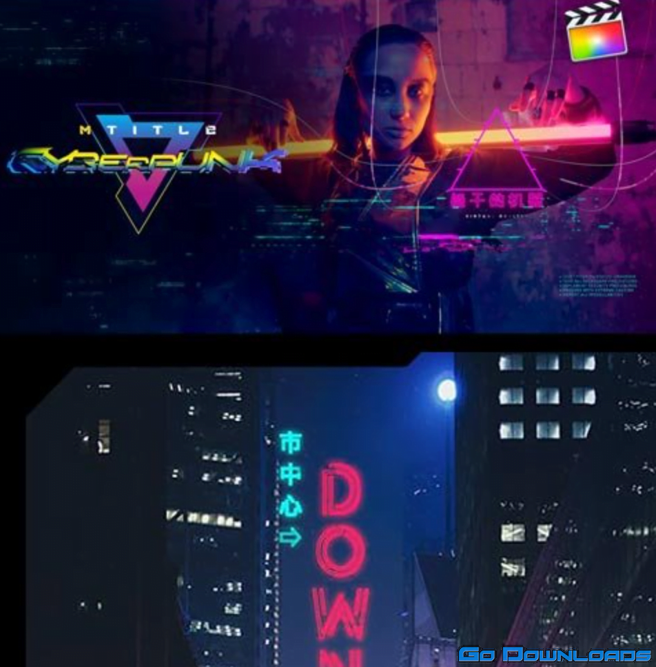 MotionVFX – mTitle Cyberpunk Free Download