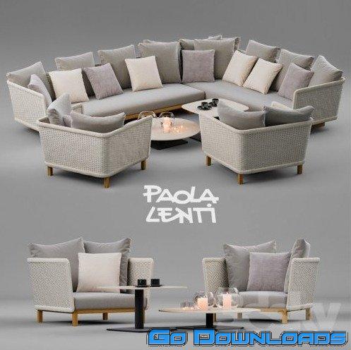 Paola Lenti Sabi 3D model Free Download