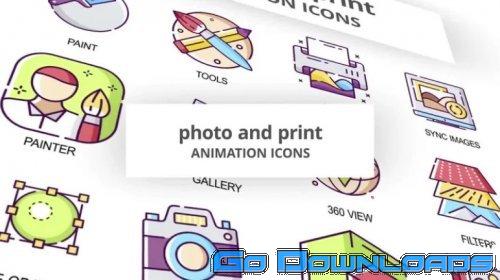 Photo & Print Animation Icons 903074 Free Download