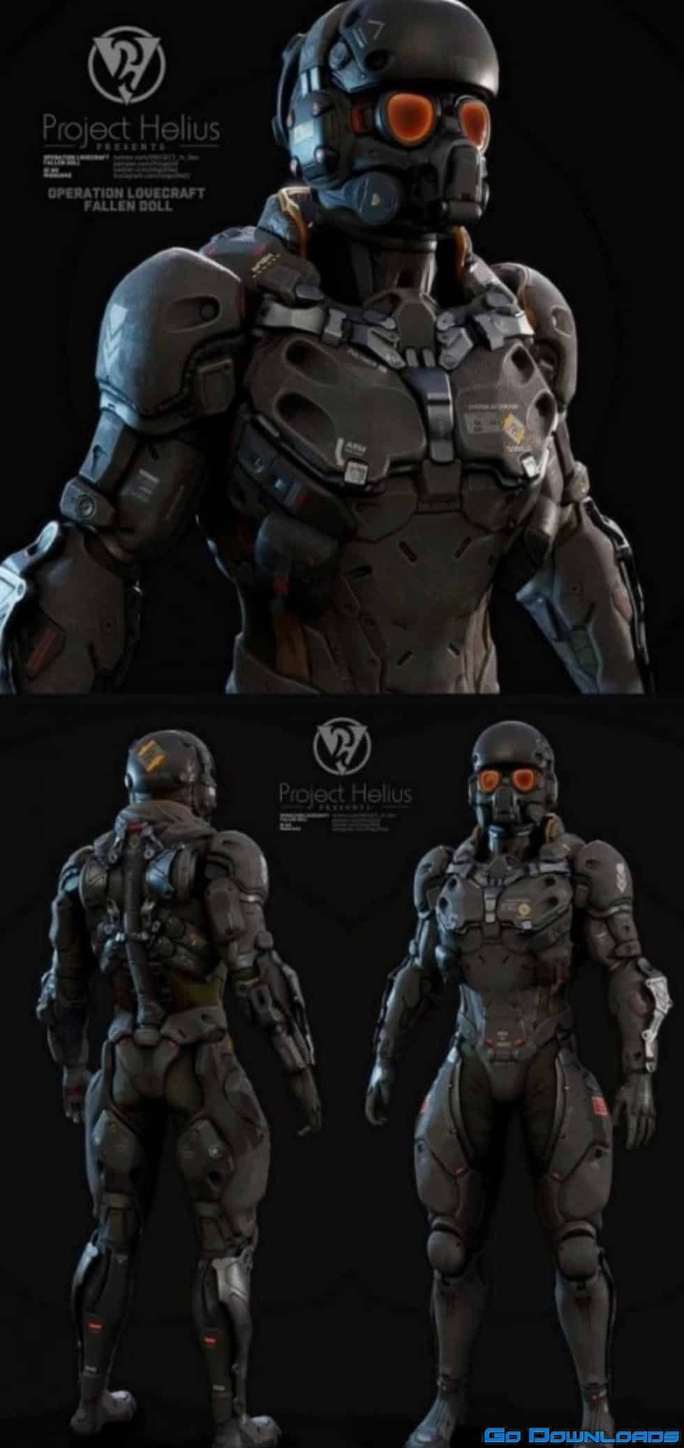 Sci-FI Warrior Armor Free Download