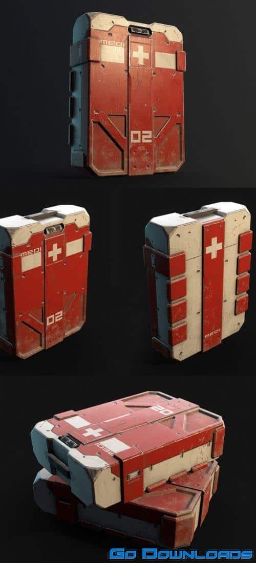 Sci-fi medical suitcase Free Download