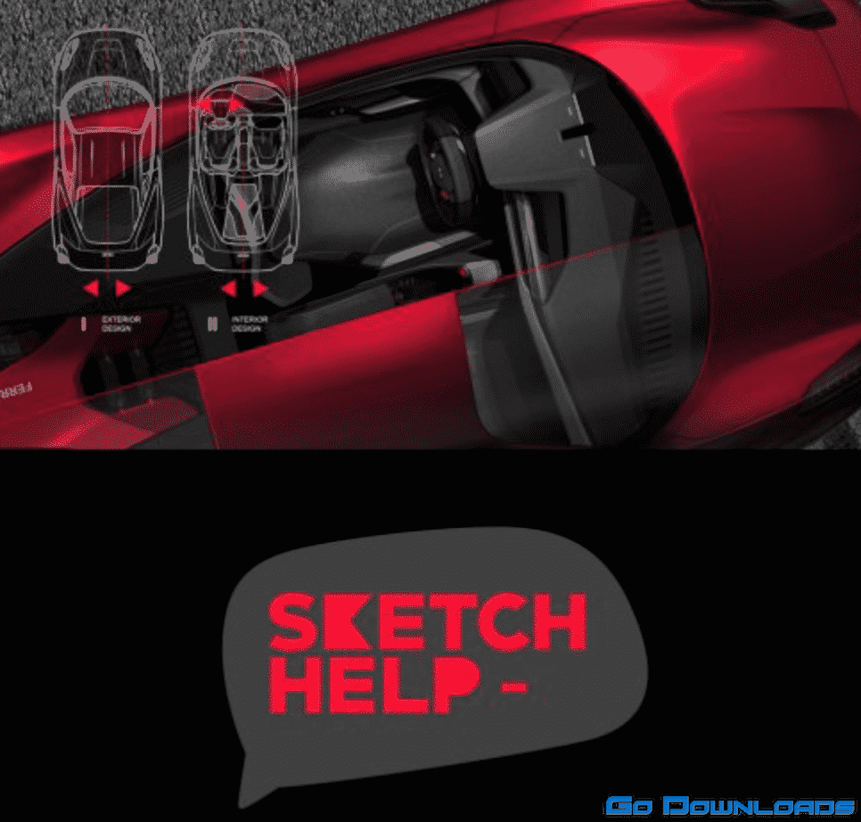 Sketch-Help 5: Automotive design Interior process