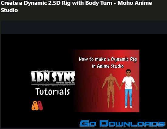 Udemy Create a Dynamic 2.5D Rig with Body Turn Moho Anime Studio Free Download