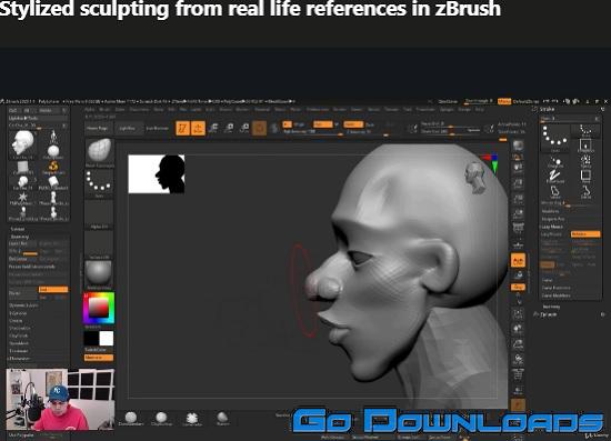 Udemy Stylized sculpting from real life references in zBrush Free Download