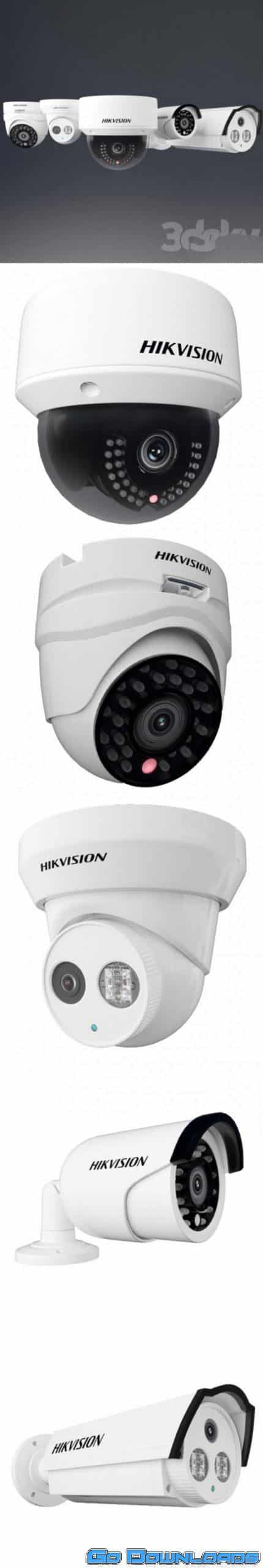 A set of security cameras Hikvision Free Download