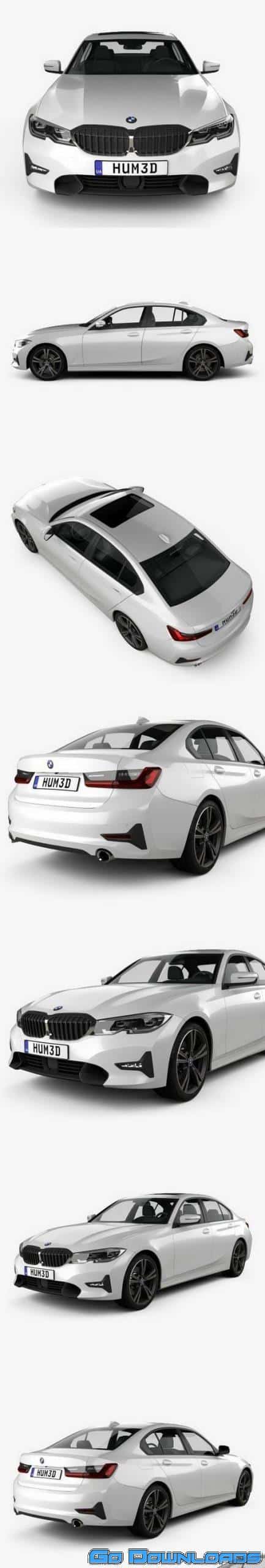 BMW 3 Series (G20) Sport Line sedan 2019 3D model Free Download