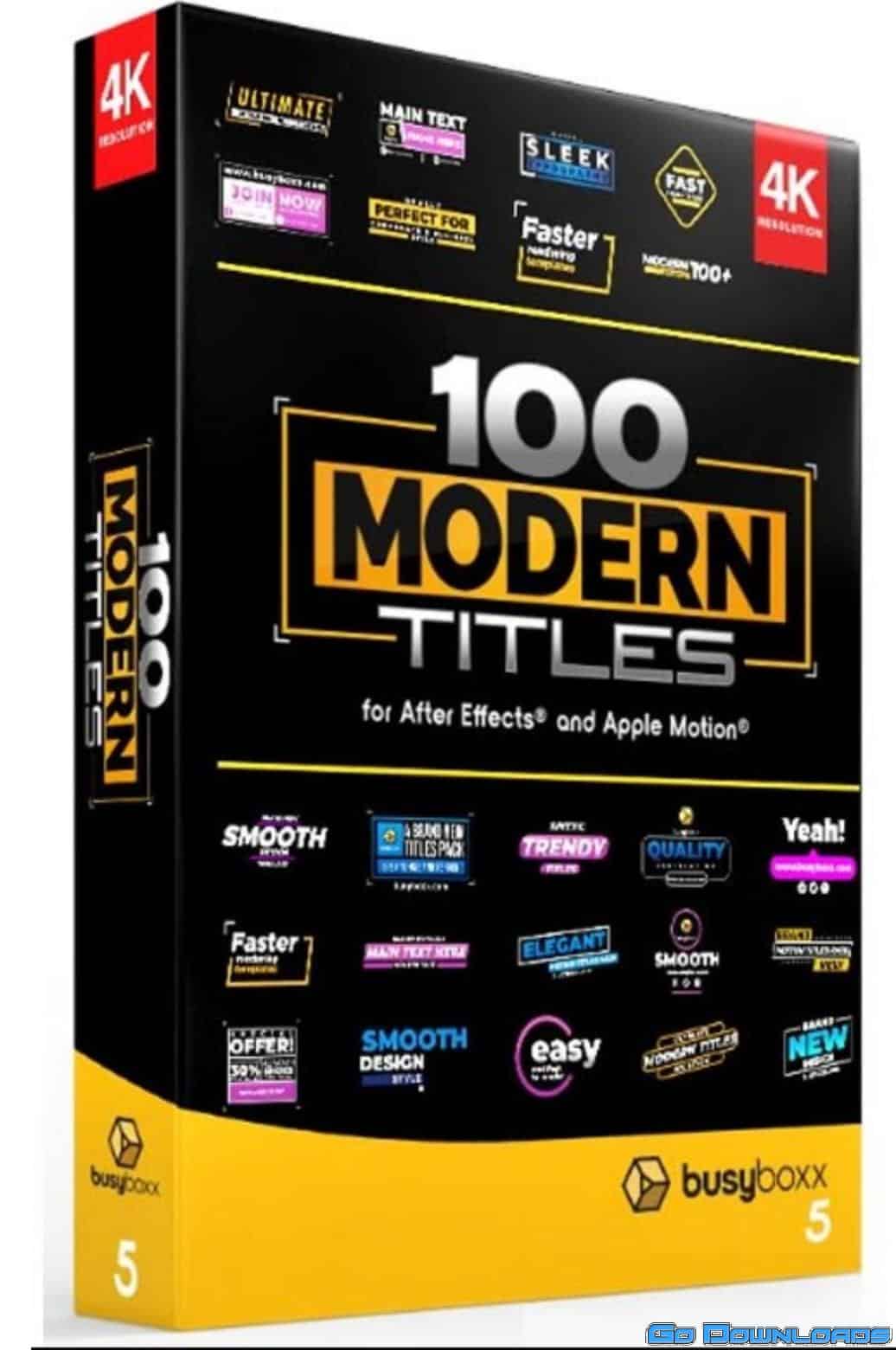 BusyBoxx V05 Modern Titles Free Download